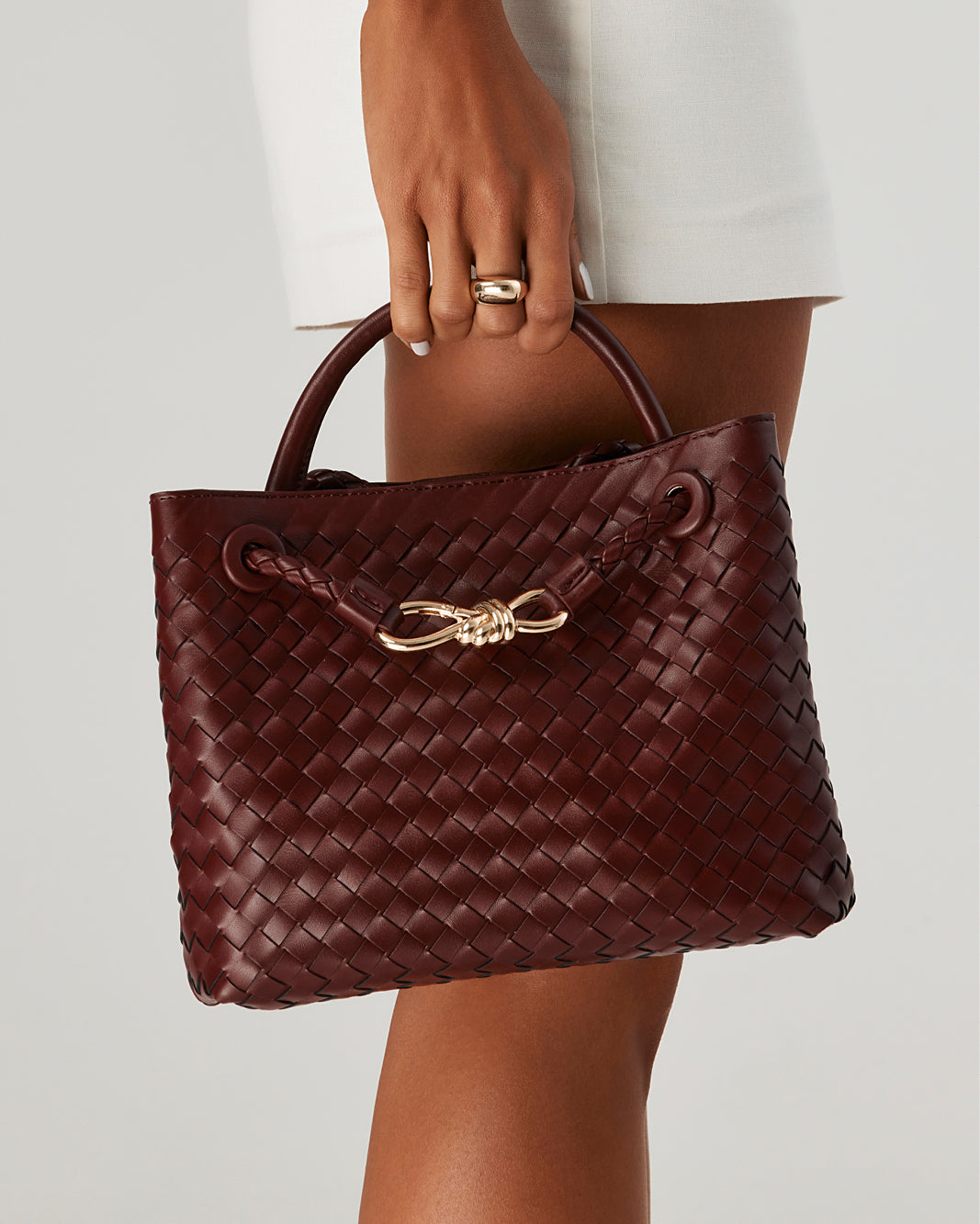 AIMEE SHOULDER BAG - WINE-Handbags-Billini-Billini
