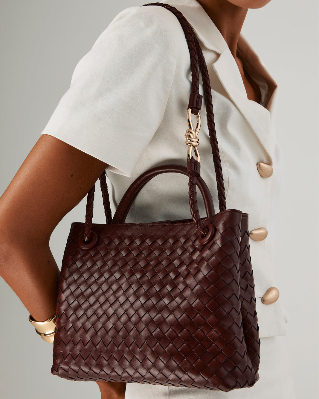 AIMEE SHOULDER BAG - WINE-Handbags-Billini-Billini