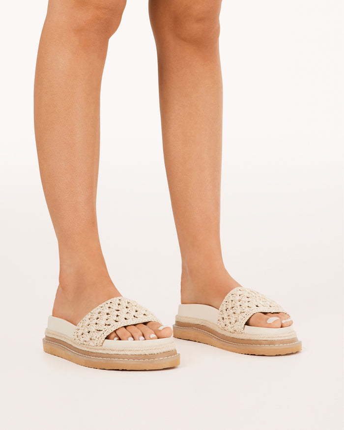 ALTHEA - CREAM RAFFIA-NATURAL-Sandals-Billini-Billini