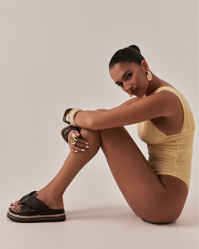 ARABEL - CHOCOLATE-Sandals-Billini-Billini