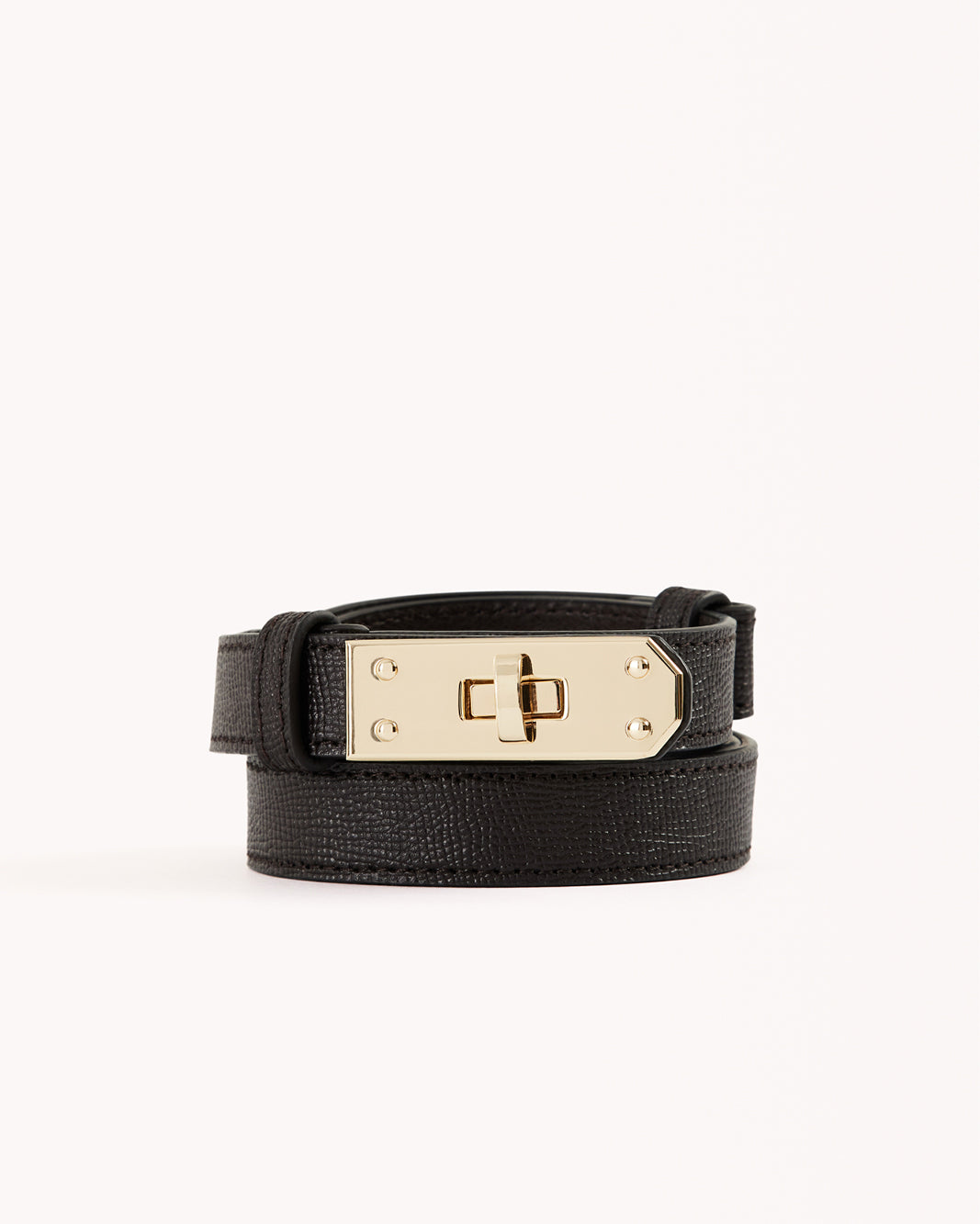 BLAKE BELT - DARK CACAO-GOLD-BELTS-Billini-Billini