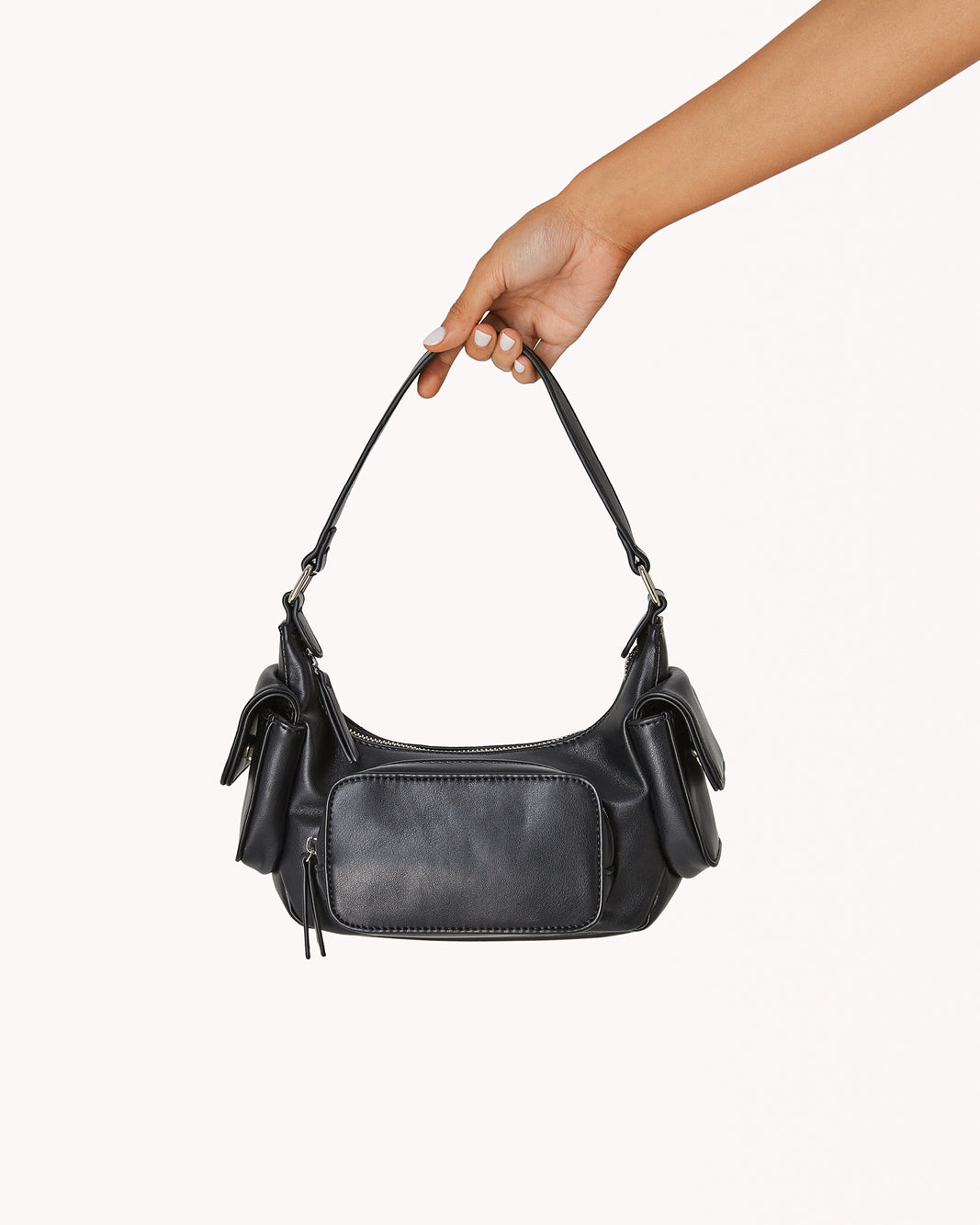 CARMEN SHOULDER BAG - BLACK-Handbags-Billini-O/S-Billini