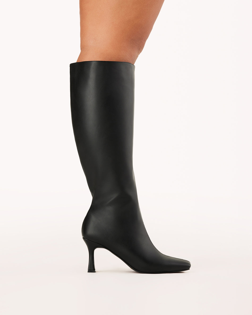 CORBIN EXTENDED CURVE - BLACK-Boots-Billini-Billini