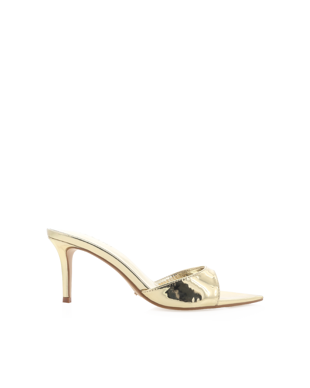 ENSLEY GOLD CHROME Heels Billini