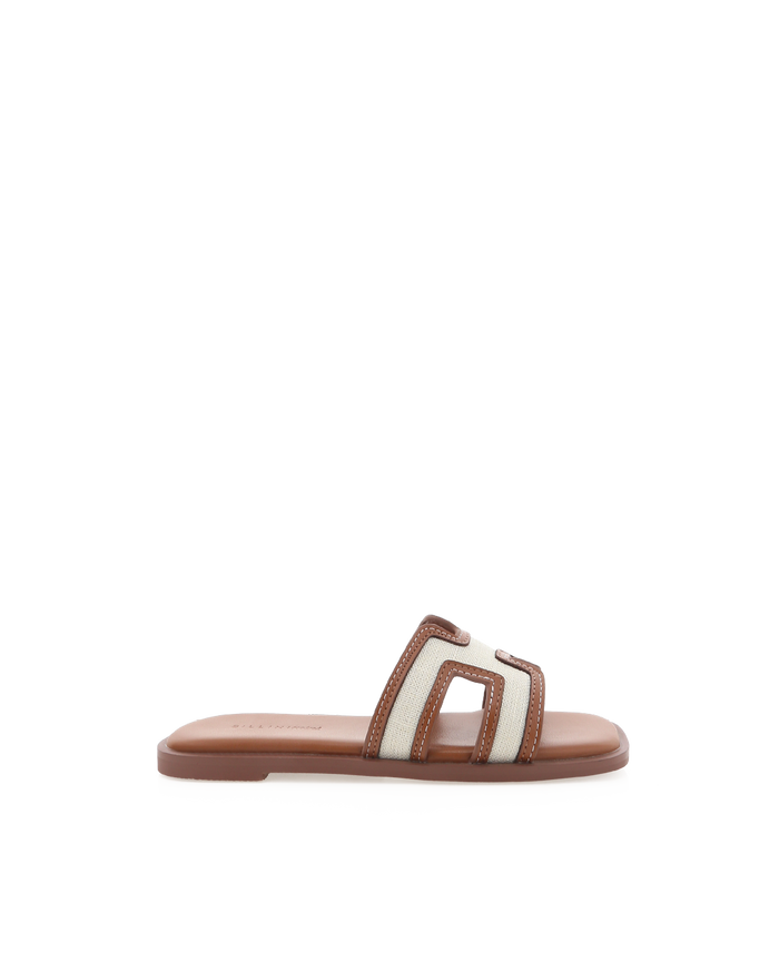 GORDY-MINI - NATURAL LINEN-TAN-Sandals-Billini-Billini