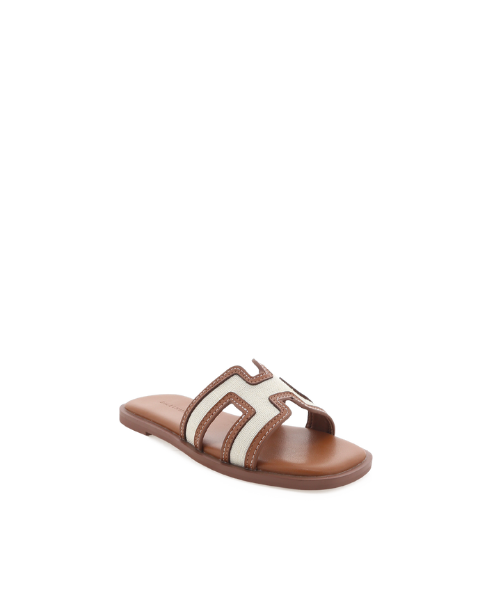 GORDY-MINI - NATURAL LINEN-TAN-Sandals-Billini-Billini
