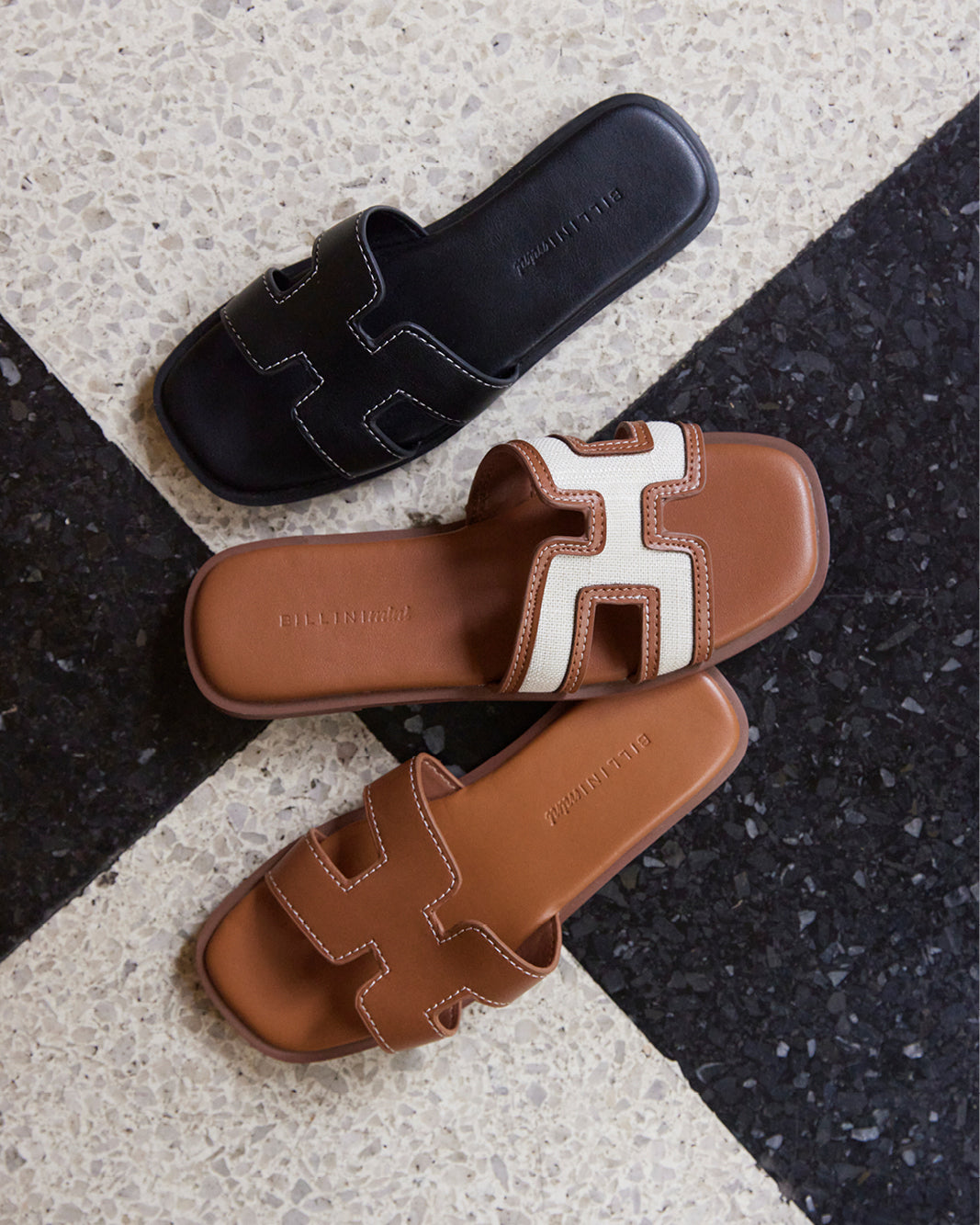 GORDY MINI - NATURAL LINEN-TAN-Sandals-Billini-Billini