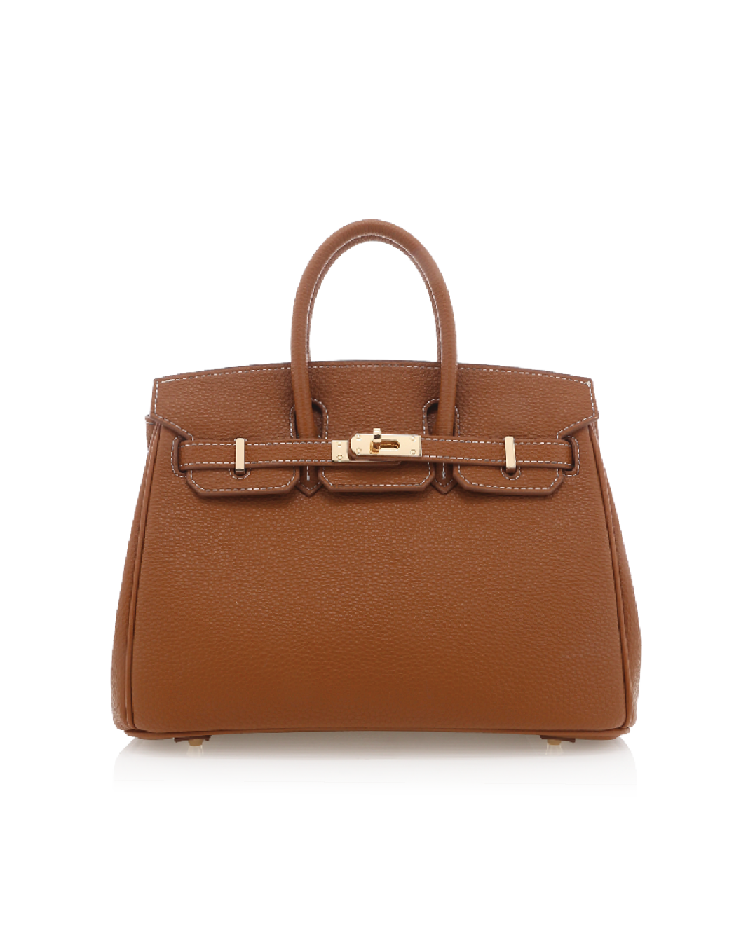 HAMPTON HANDLE BAG - TAN PEBBLE-Handbags-Billini-Billini