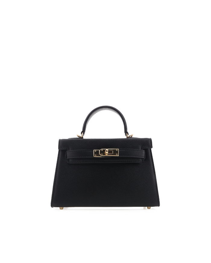 HARIETTE HANDLE BAG - BLACK-Handbags-Billini-O/S-Billini