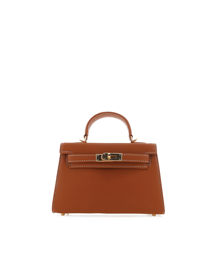 HARIETTE HANDLE BAG - TAN-Handbags-Billini-O/S-Billini