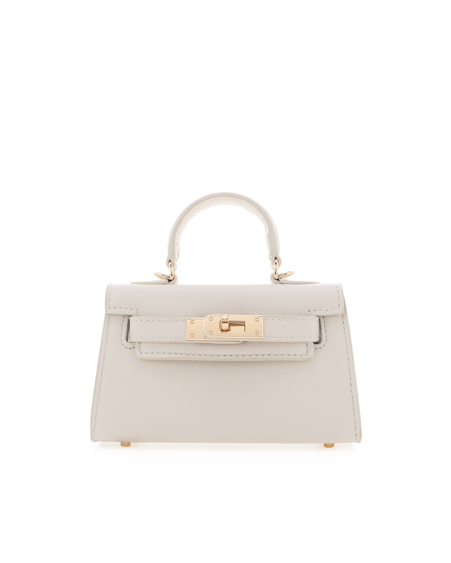 HARIETTE MINI HANDLE BAG - BONE SAFFIANO-Handbags-Billini-Billini