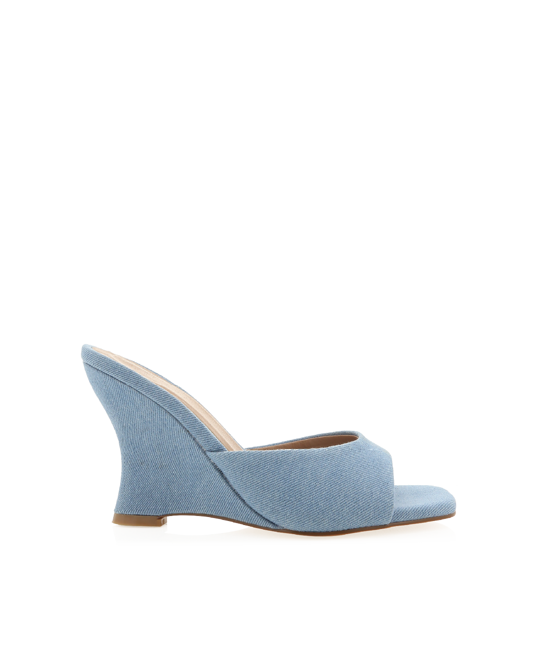Blue 2024 denim wedges