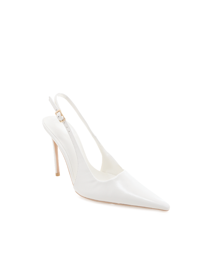 HONORA - WHITE SHINE-PUMPS-Billini-Billini