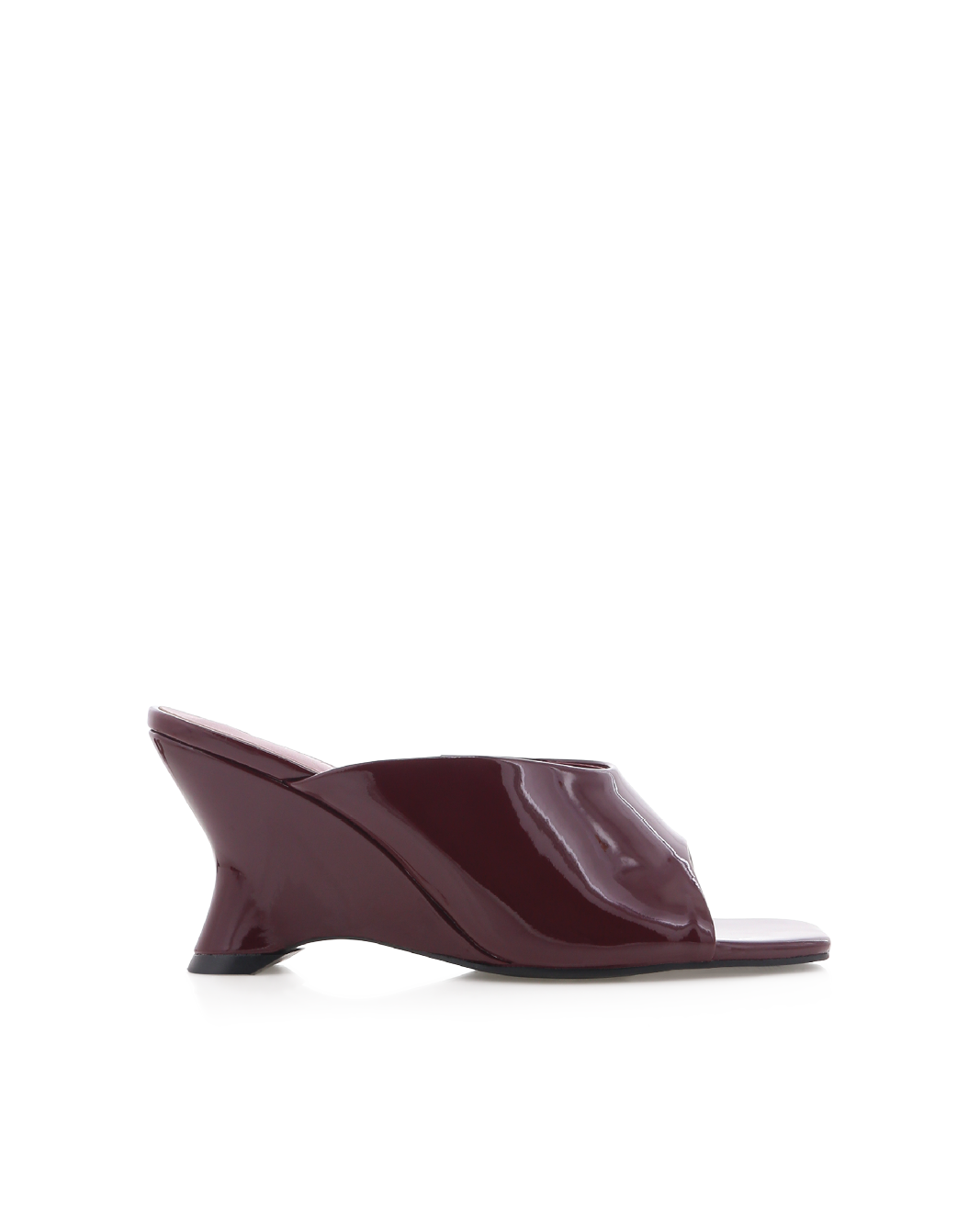 ISELLE - DARK CHERRY PATENT-Wedges-Billini-Billini