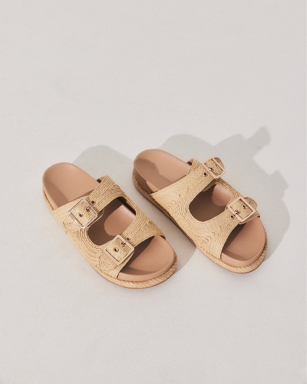 JULIET - NATURAL RAFFIA-Sandals-Billini-Billini