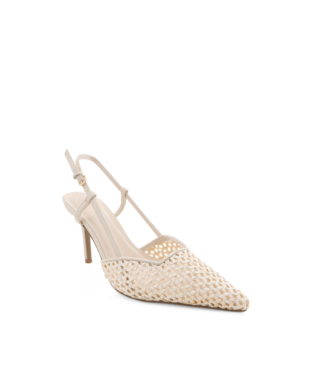 KAMERON - CREAM RAFFIA-PUMPS-Billini-Billini