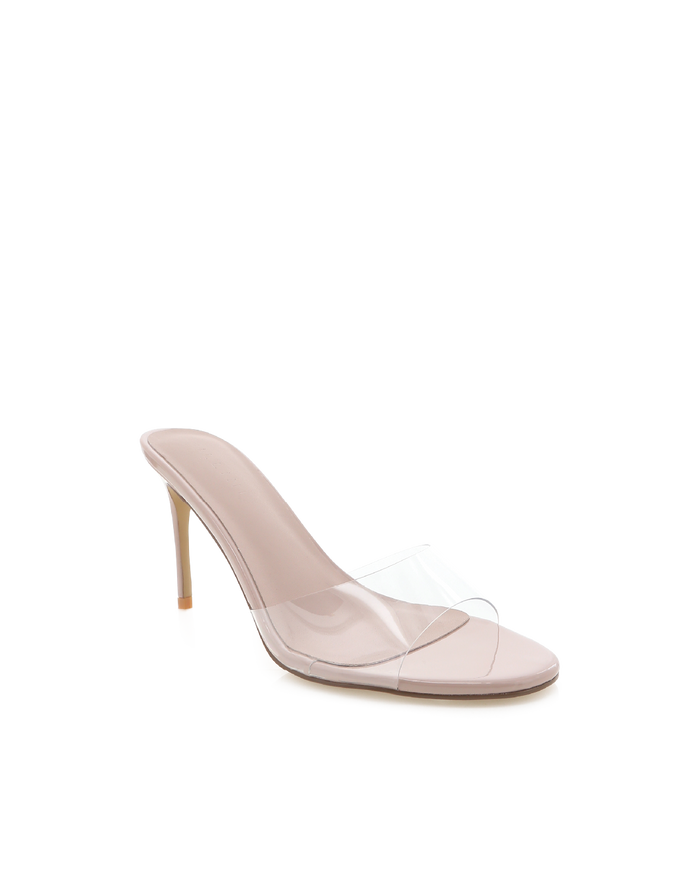 LETITIA - CLEAR-NUDE PATENT-Heels-Billini-Billini