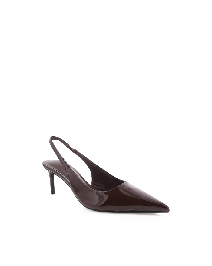 OSKANNA - CHOCOLATE PATENT-PUMPS-Billini-Billini