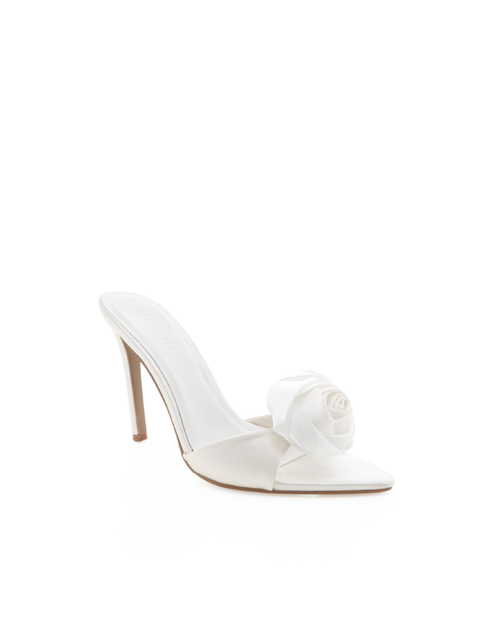 QAVAL - WHITE SATIN-Heels-Billini-Billini