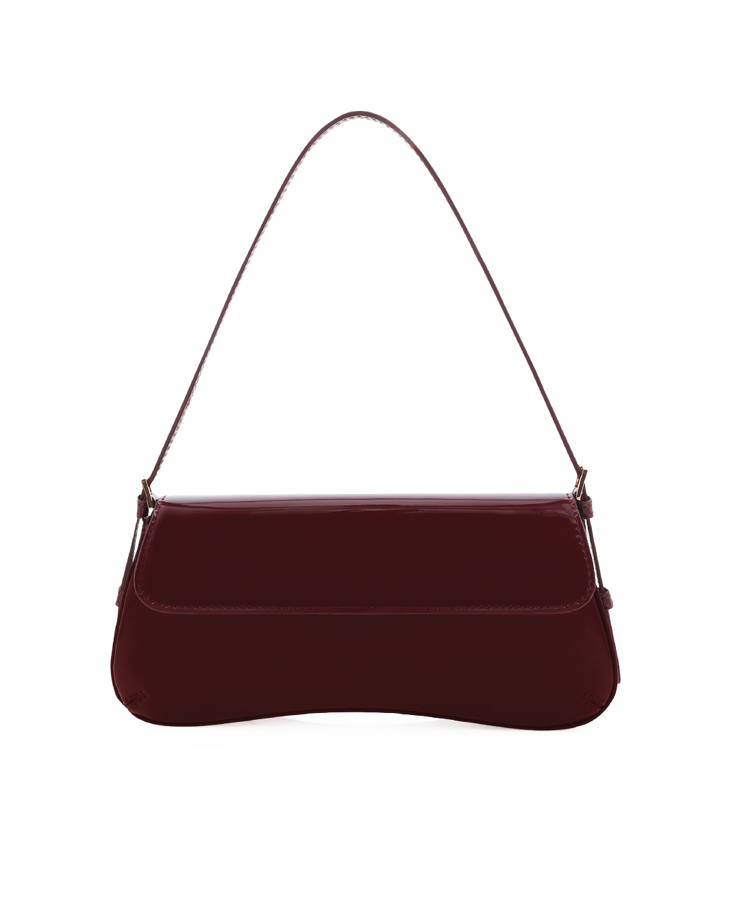 SABELLA SHOULDER BAG - CHERRY PATENT-GOLD-Handbags-Billini-Billini