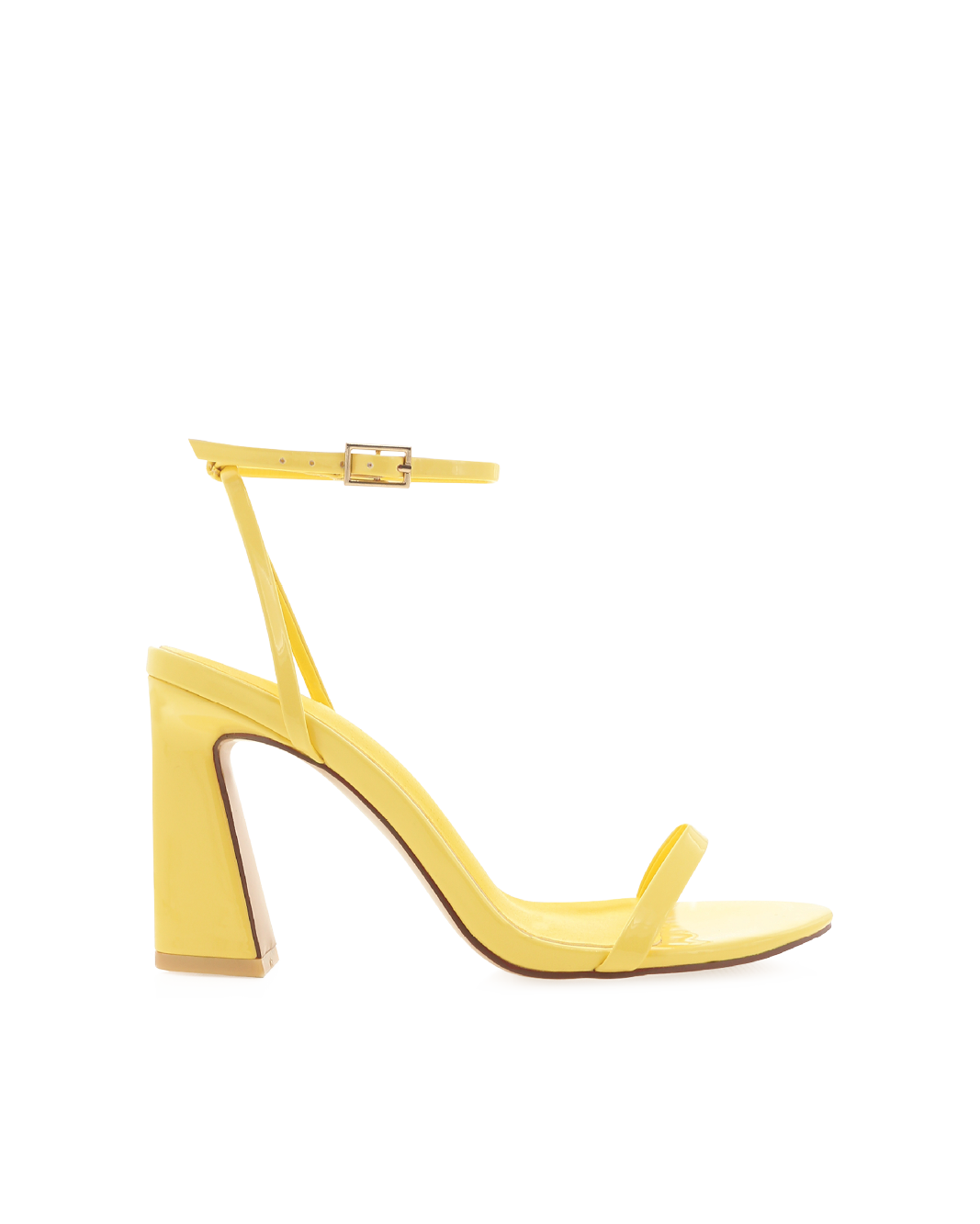 Yellow patent heels hotsell