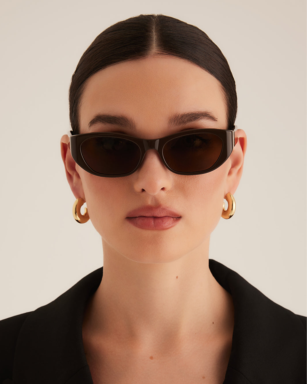 THE ARIANA - DARK CHOCOLATE-DARK CHOCOLATE-SUNGLASSES-BANBE-Billini
