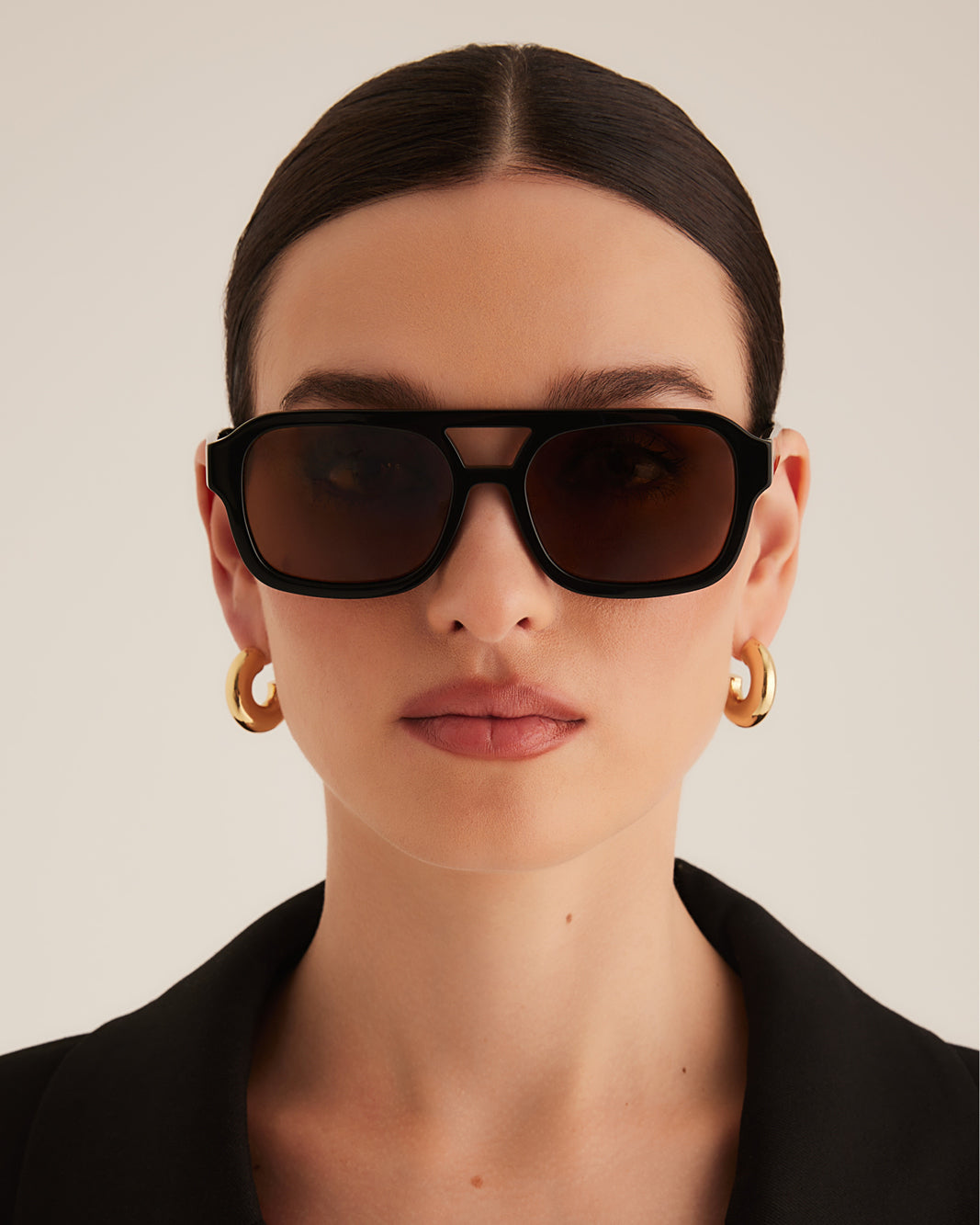 THE DEL RAY - BLACK-BROWN-SUNGLASSES-BANBE-Billini
