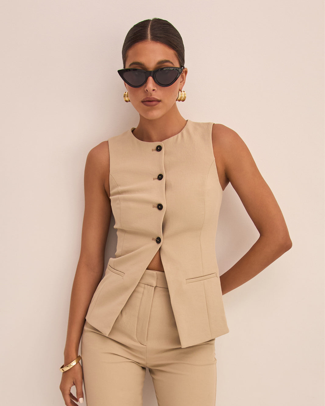 THE LINDA - BLACK-BLACK-SUNGLASSES-BANBE-O/S-Billini