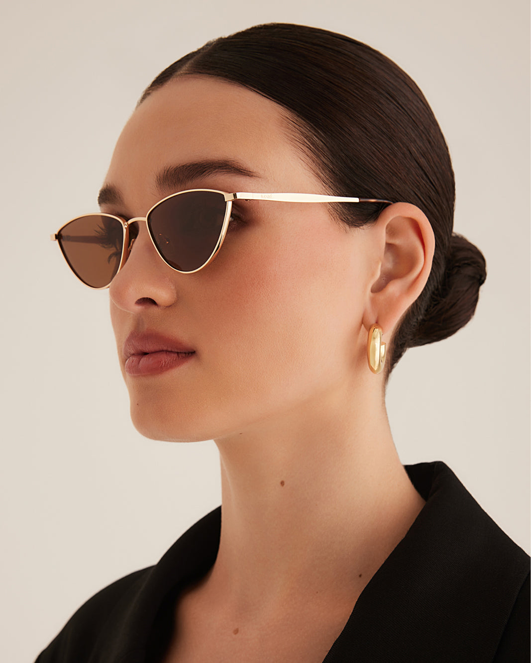THE SYDNEY - GOLD-BROWN-SUNGLASSES-BANBE-Billini