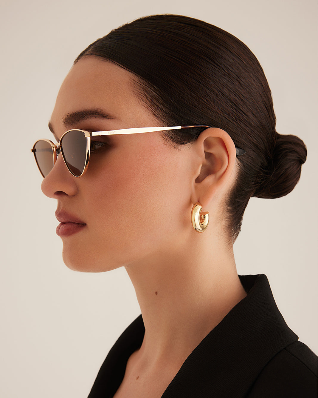 THE SYDNEY - GOLD-BROWN-SUNGLASSES-BANBE-Billini