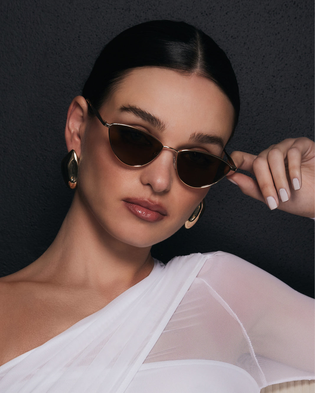 THE SYDNEY - GOLD-BROWN-SUNGLASSES-BANBE-Billini