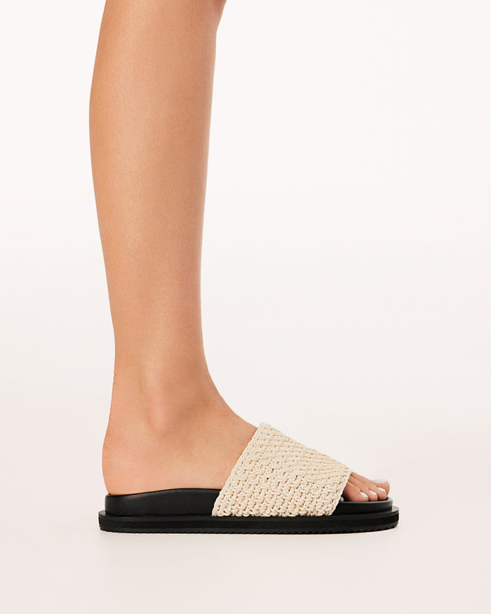 TORVIE - CREAM CROCHET-Sandals-Billini-Billini