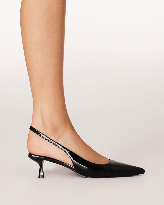 VILJA - BLACK PATENT-PUMPS-Billini-Billini