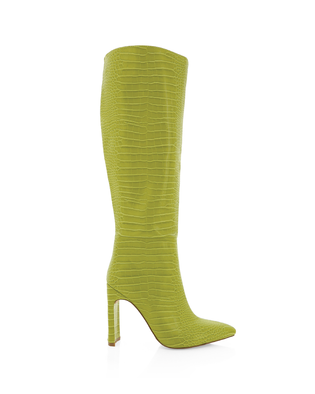 Green knee 2025 high boots