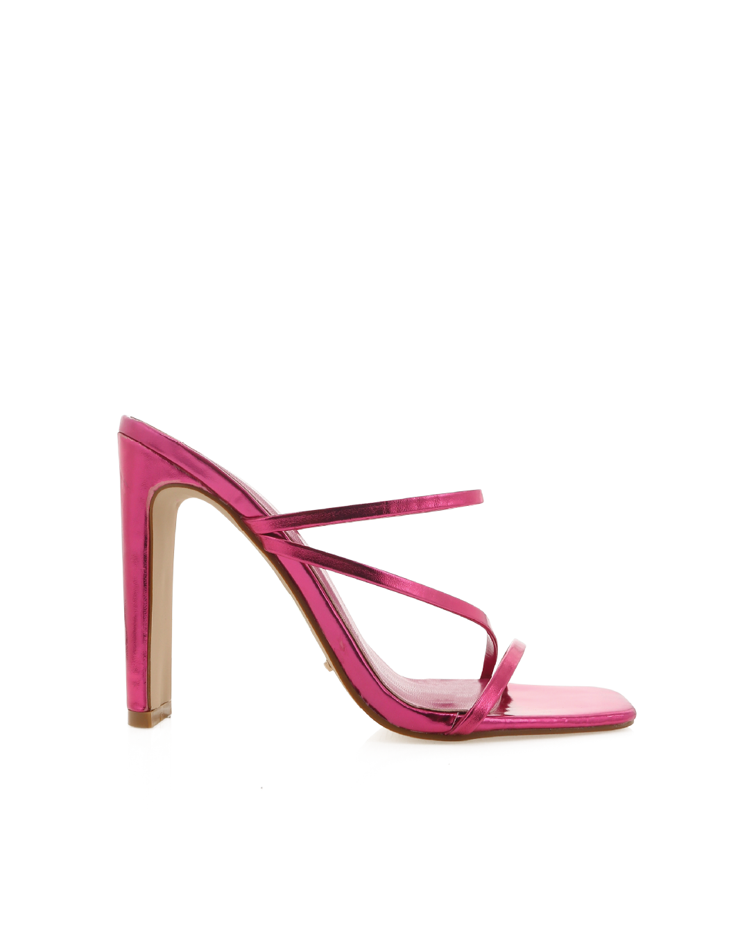 Hot pink 2025 metallic heels