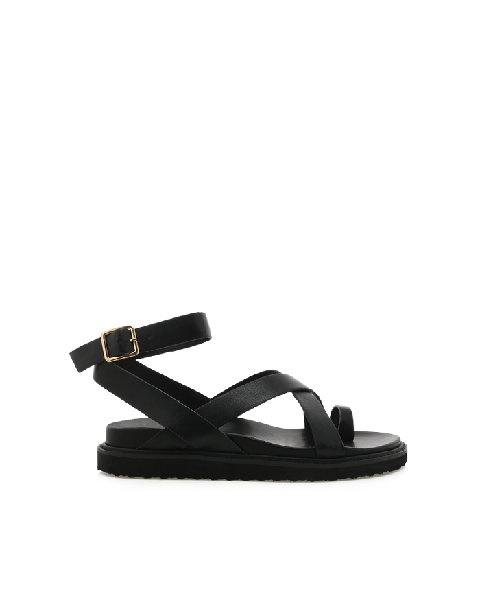 ZINNIA - BLACK-Sandals-Billini-Billini