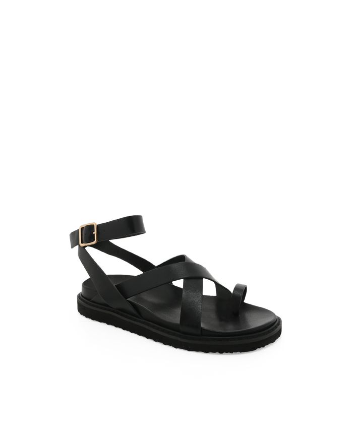 ZINNIA - BLACK-Sandals-Billini-Billini