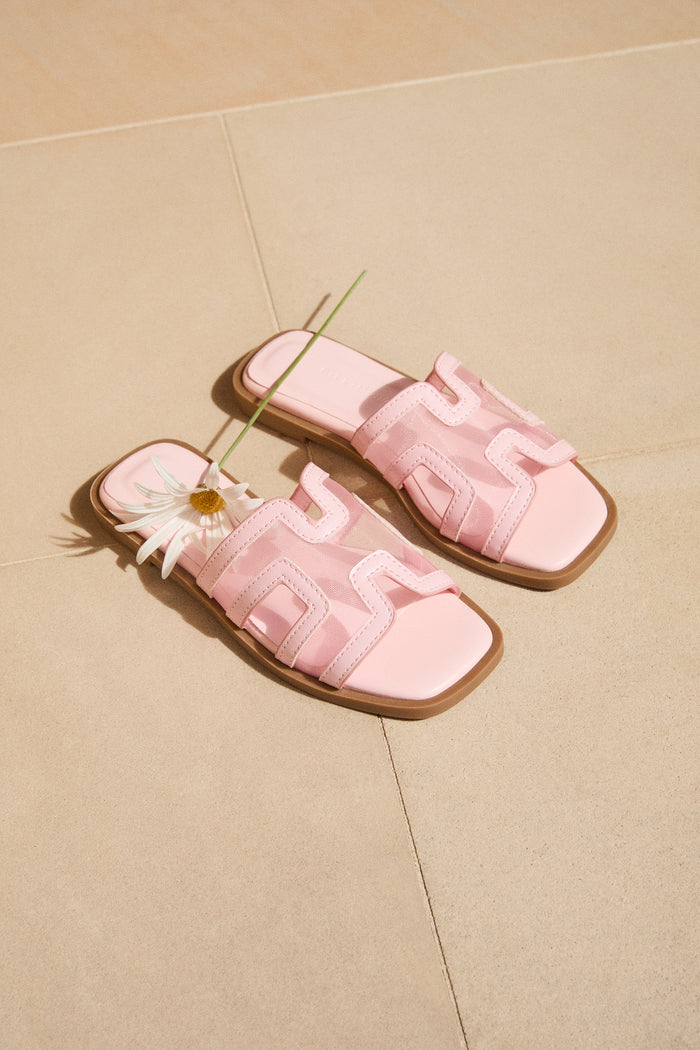 GORDY MINI - ICE PINK MESH-Sandals-Billini-Billini