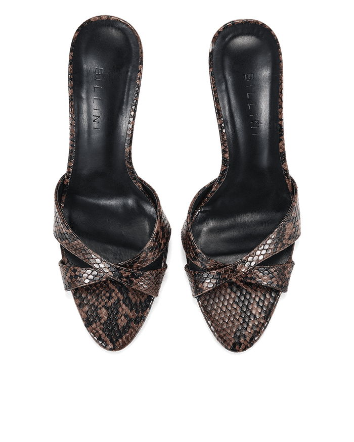 ADDISON - CHOCOLATE SNAKE-Heels-Billini-Billini