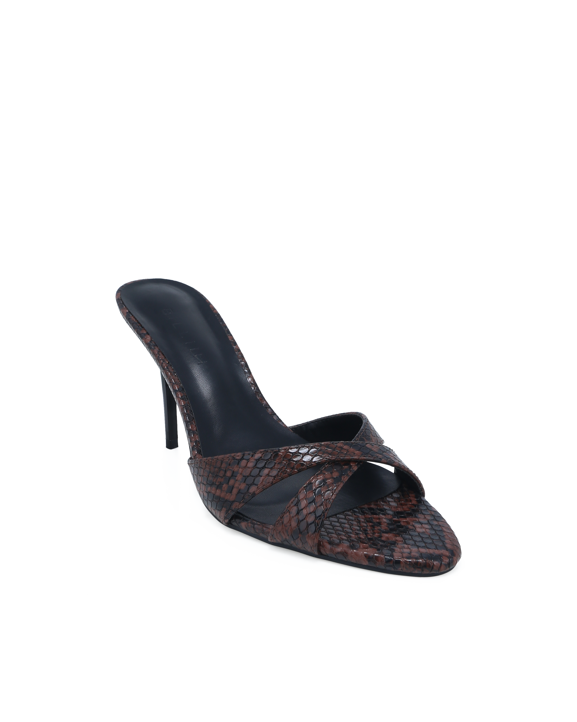 ADDISON - CHOCOLATE SNAKE-Heels-Billini-Billini