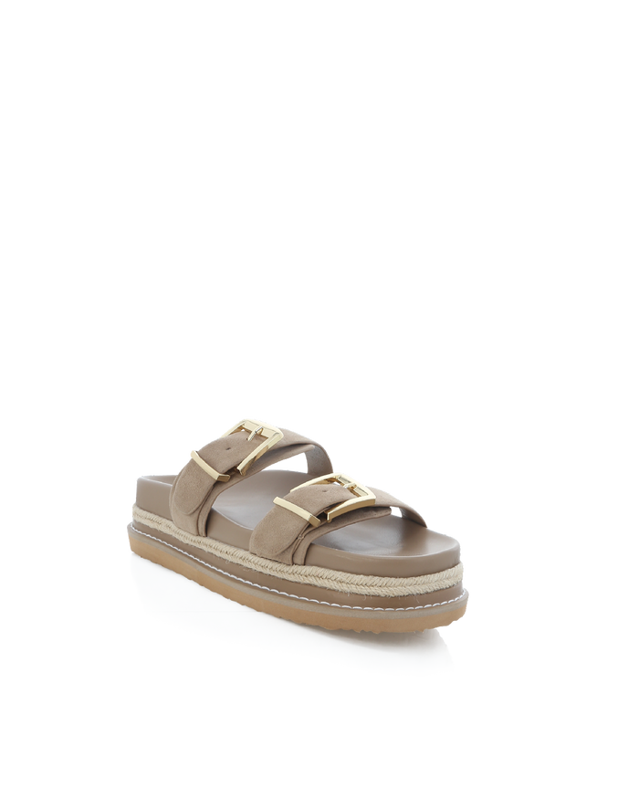 AIDAN - WARM TAUPE SUEDE-Sandals-Billini-Billini