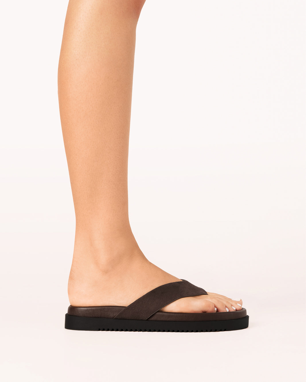 AILA - DARK CACAO SUEDE-Sandals-Billini-Billini