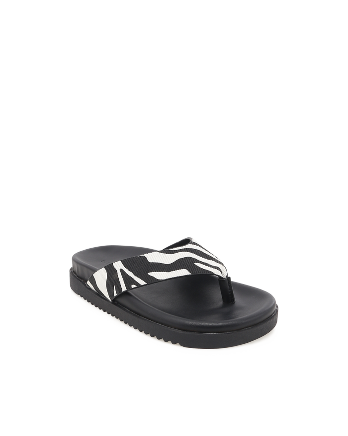 AILA MINI - ZEBRA-BLACK-Sandals-Billini-Billini