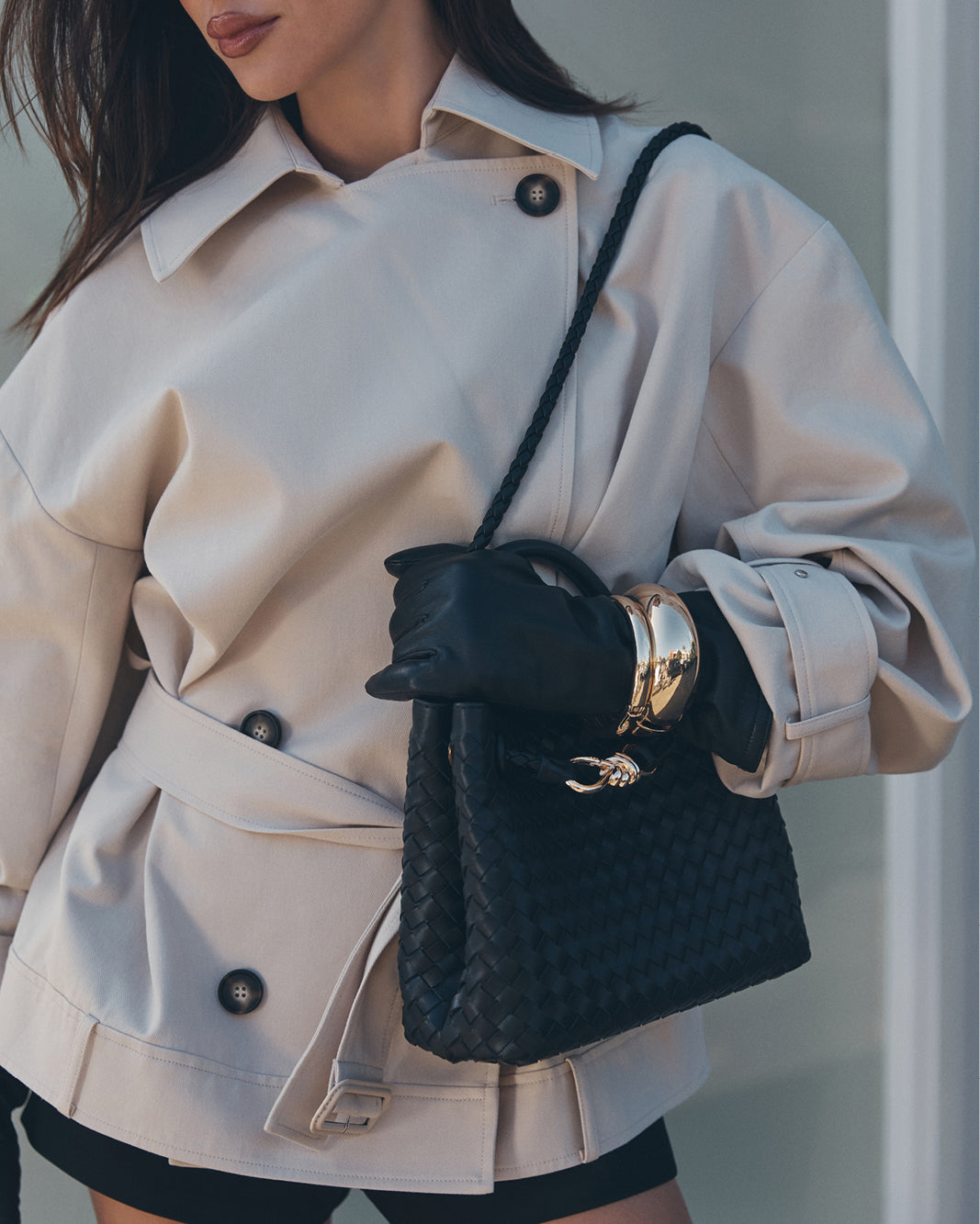 AIMEE SHOULDER BAG - BLACK-Handbags-Billini-Billini