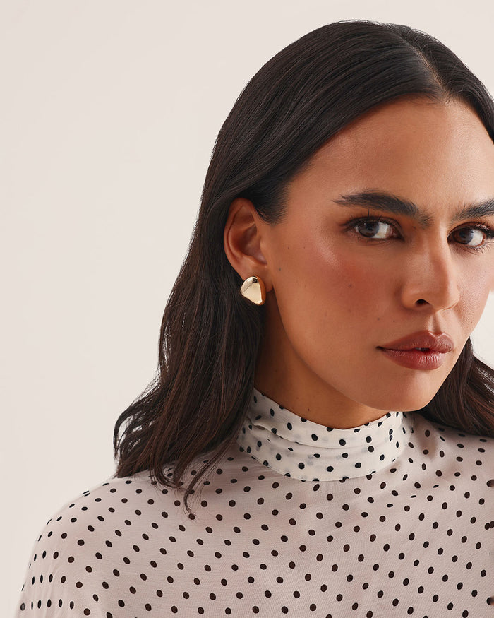 ALANAH EARRINGS - GOLD-JEWELLERY-Billini-Billini