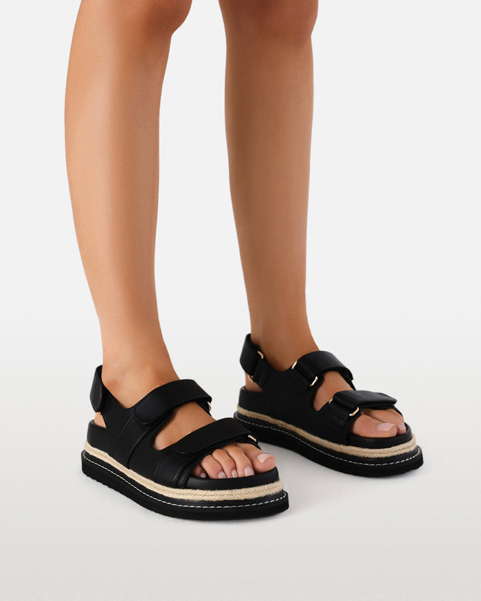 ALEJANDRA - BLACK-Sandals-Billini-Billini