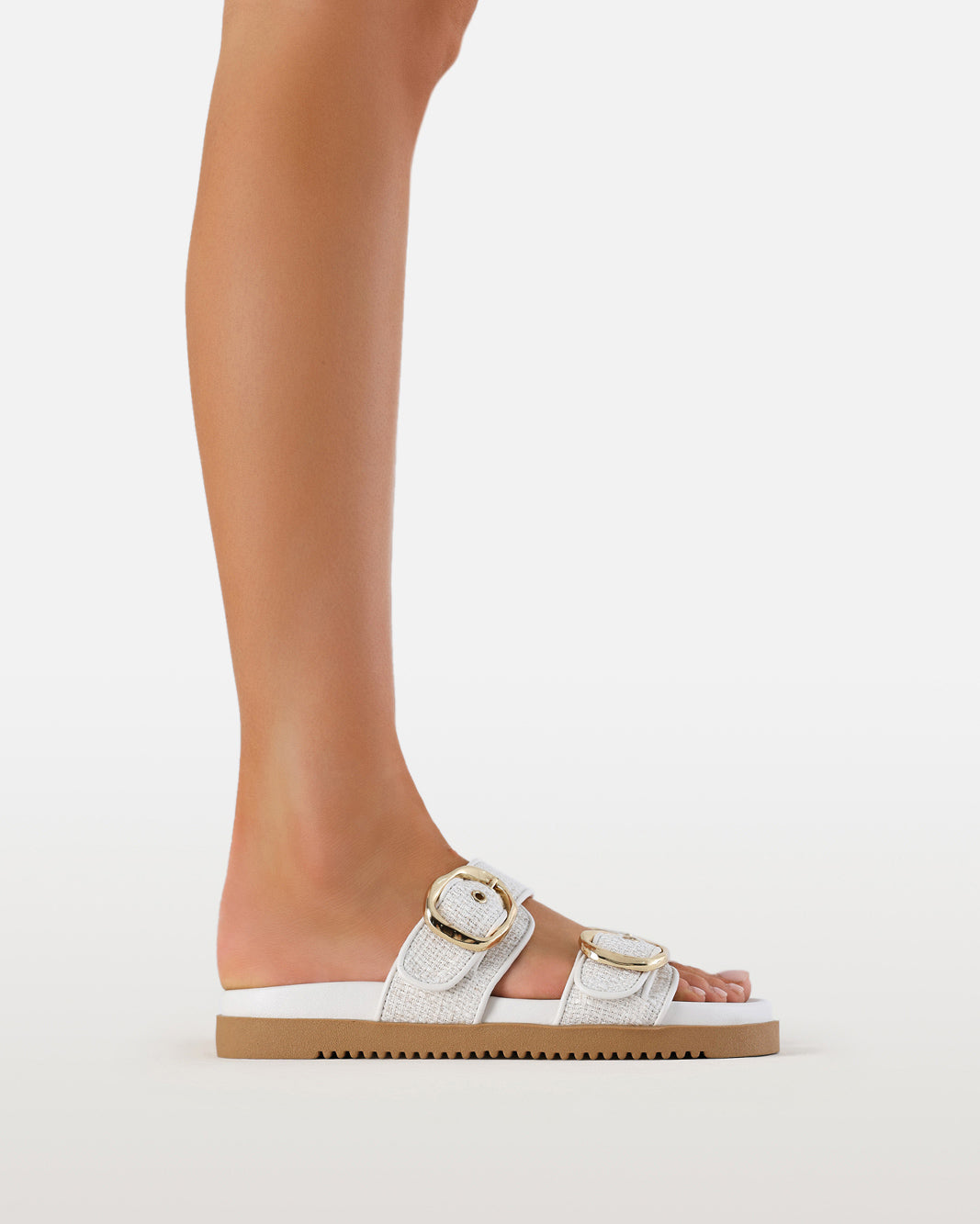 ALEJANDRO - CREAM BOUCLE-Sandals-Billini-Billini