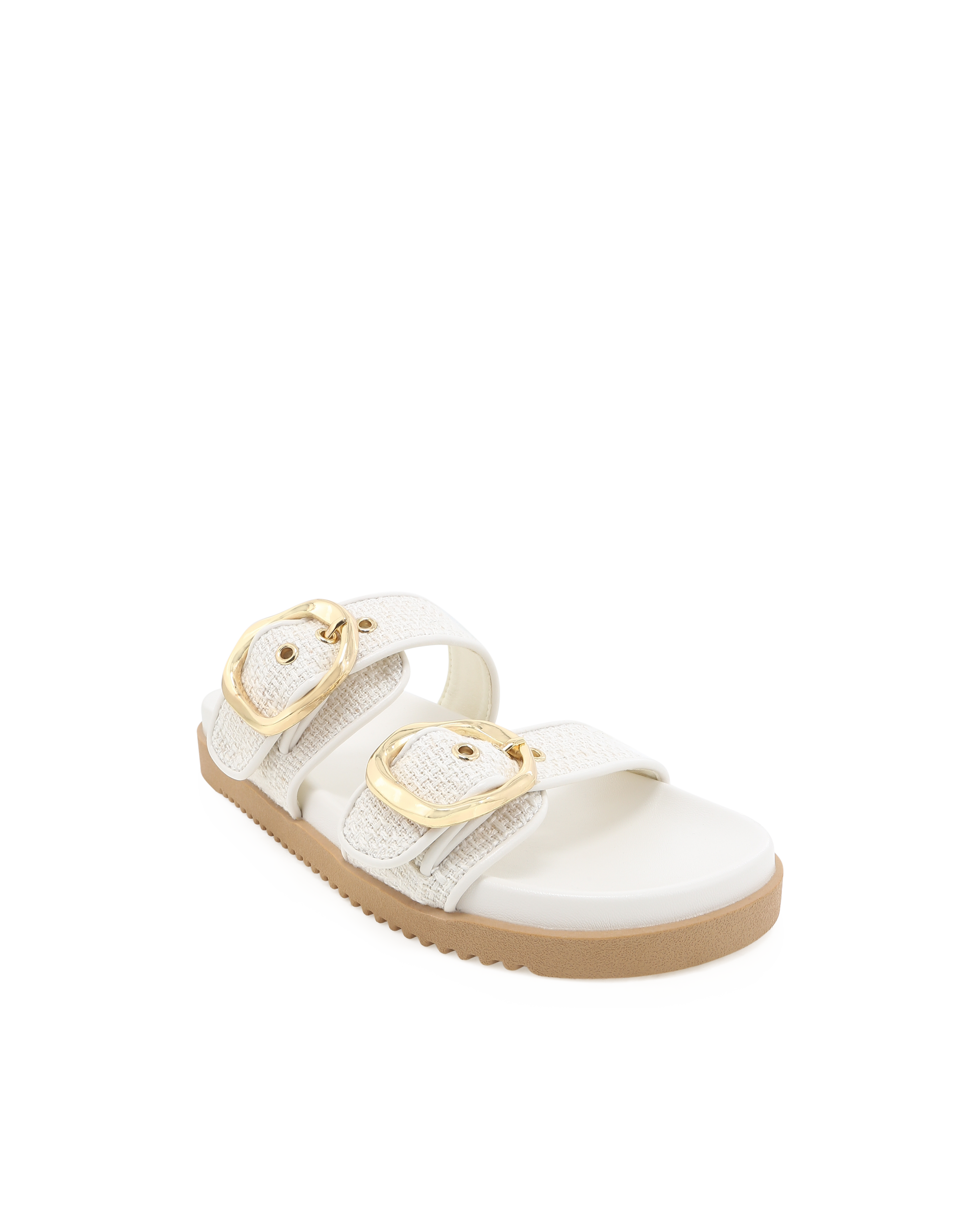 ALEJANDRO - CREAM BOUCLE-Sandals-Billini-Billini