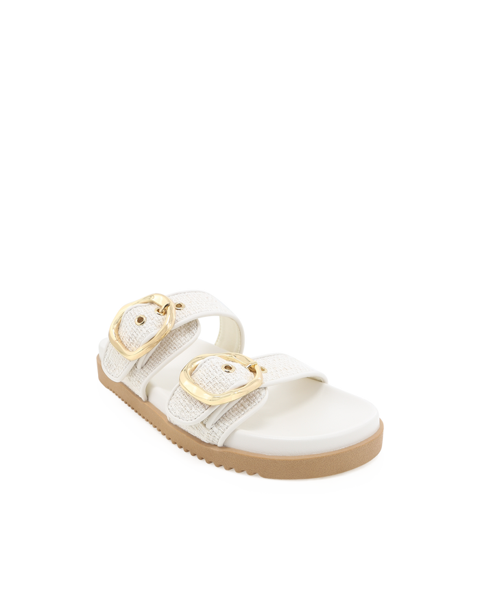 ALEJANDRO - CREAM BOUCLE-Sandals-Billini-Billini