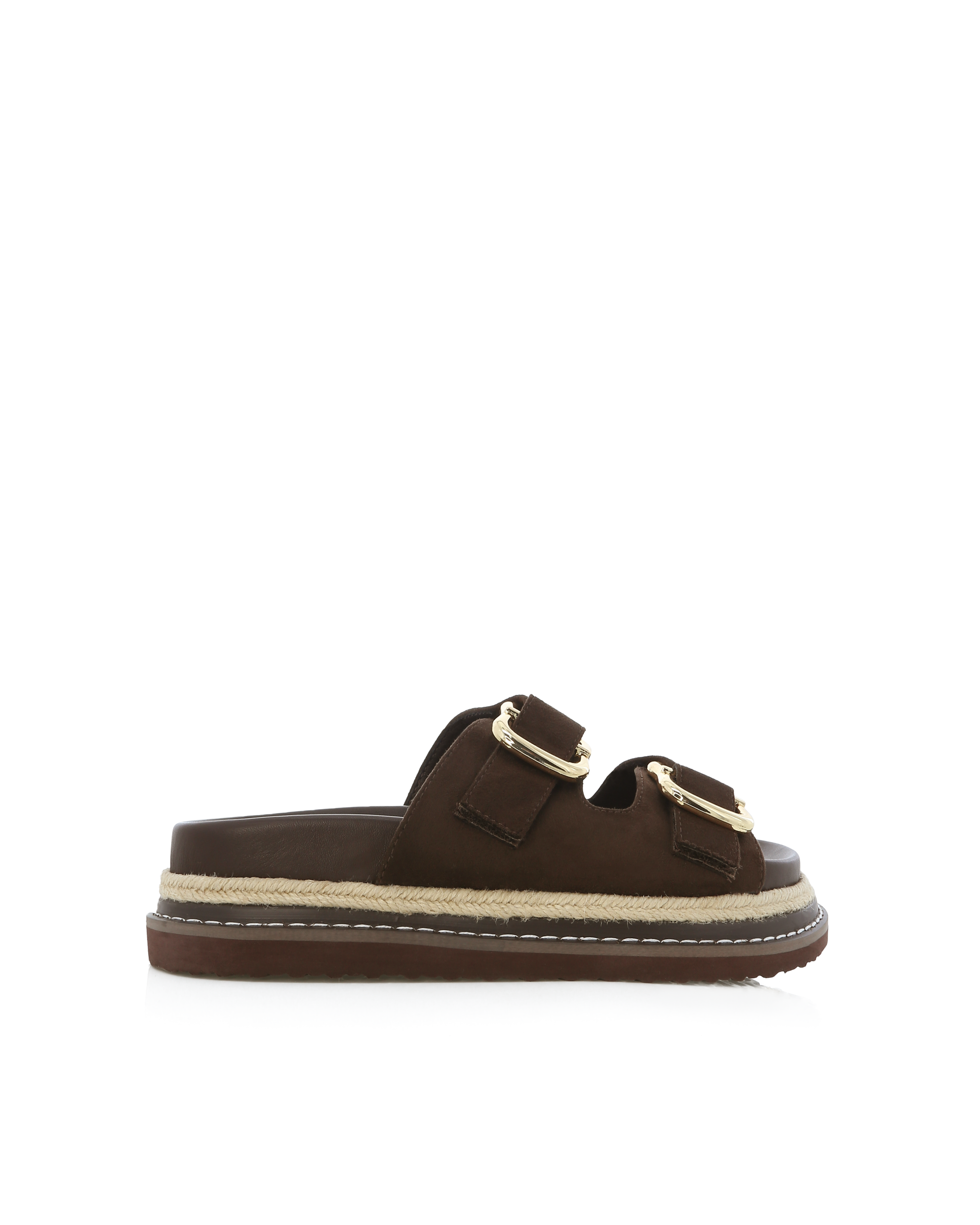 ALESSIA - DARK CACAO SUEDE-Sandals-Billini-Billini
